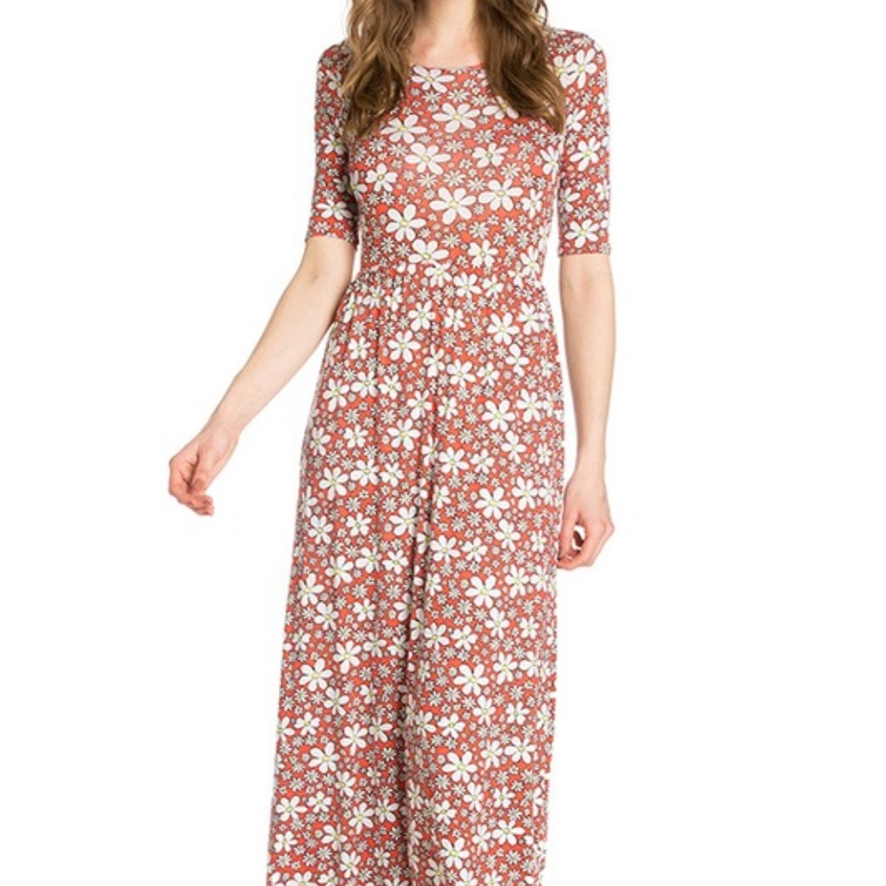 NEW!!  Long Dresses (Fabric 95% Rayon 5% Spandex)